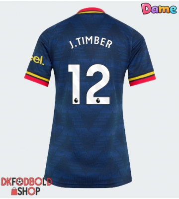 Arsenal Jurrien Timber #12 Udebanetrøje Dame 2026-27 Kort ærmer Arsenal Jurrien Timber #12 Udebanetrøje Dame 2026-27 Kort ærmer